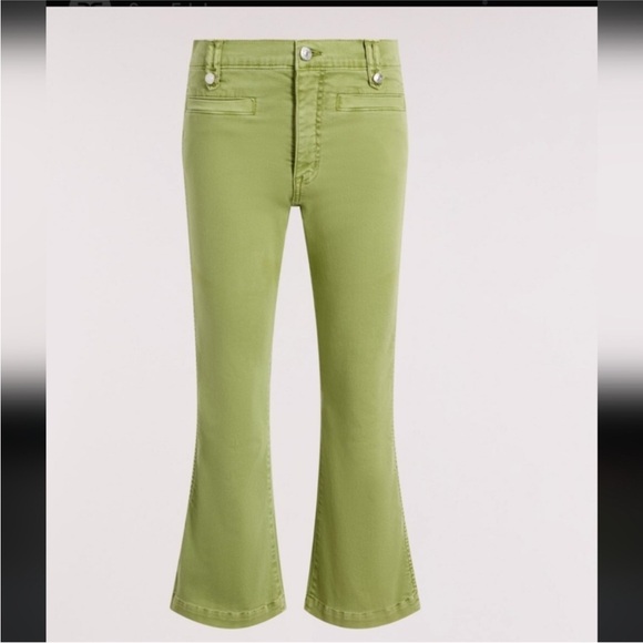 Sam Edelman Sage Green kick flare Jeans size 26 - Picture 15 of 16